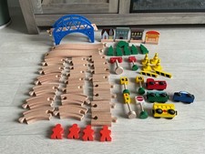UNUSED 60 PIECE WOODEN  TRAIN