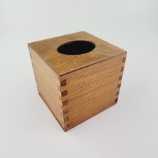 Wooden Square Tissue box whit
