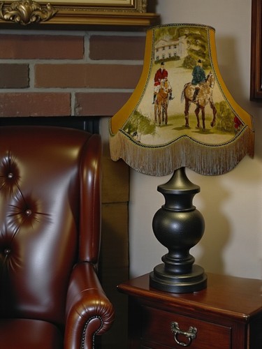 Fox hunting scene - , floor