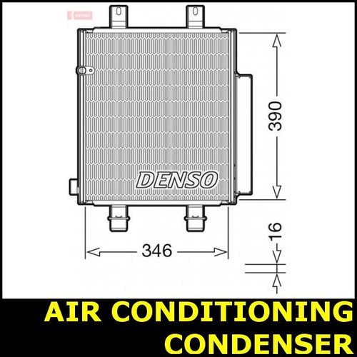 Air con condenser fits - air,
