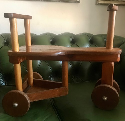 Vintage wooden trike - vintage,