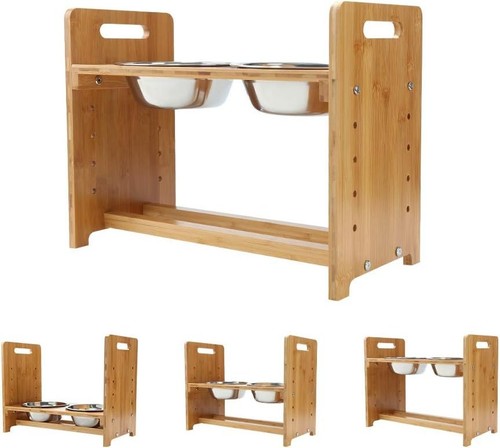 Raised pet bowls elevated - pet, dog