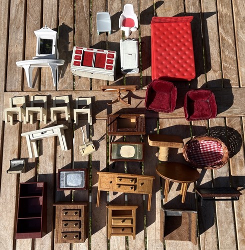 Bundle vintage doll house - bundle, of