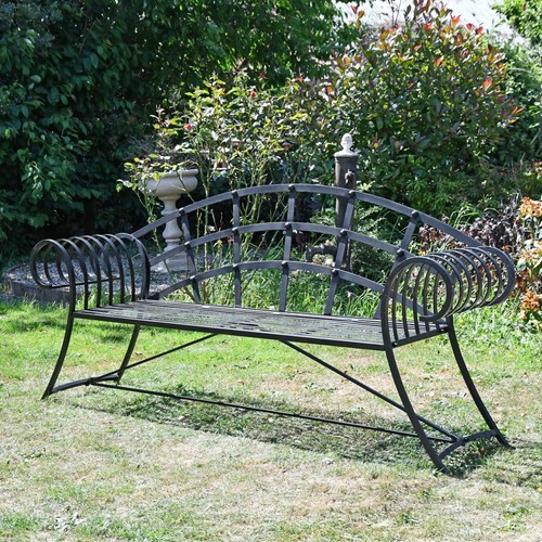 Stunning wrought iron arched - iron,