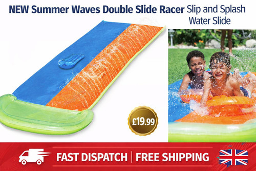 Summer waves double slide - summer,