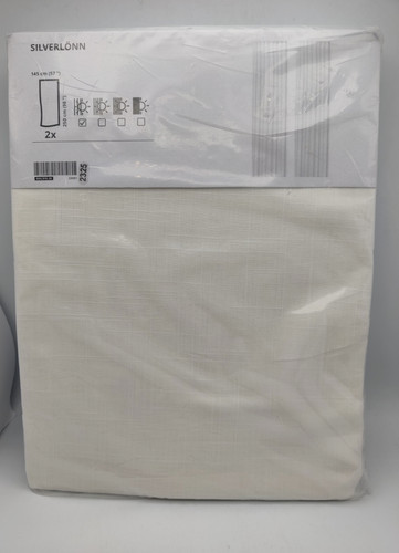 Ikea silverlonn white curtains - silverlonn,