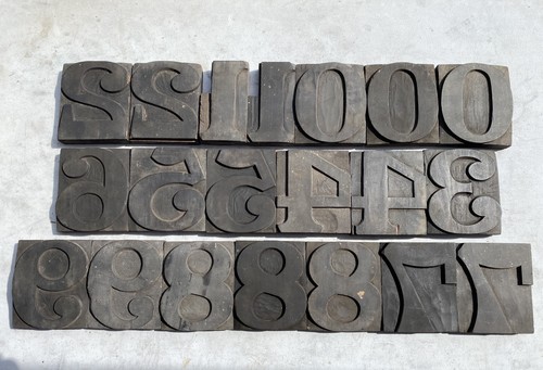 Line 110mm ornate numbers - 26,