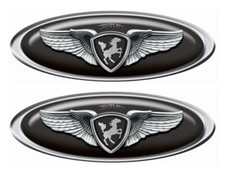 Two Century Boat Wings Oval Stickers for Restoration Project