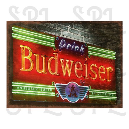 Drink budweiser retro replica - drink,