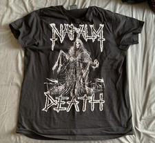 NAPALM DEATH T SHIRT XL BLACK OFFICIAL MERCHANDISE