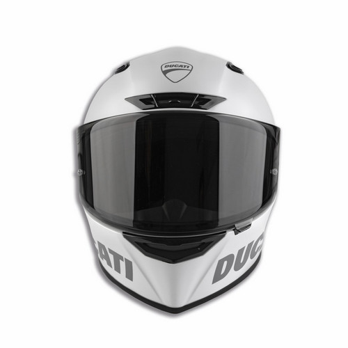 Ducati logo white full face - logo,