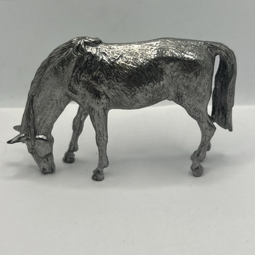 Vintage metal horse - vintage, figurine
