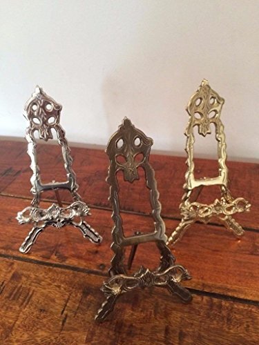 Brass nickel bronze easel 21cm - brass,
