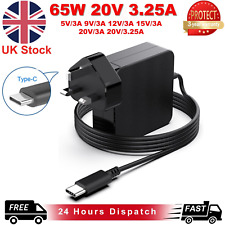 Laptop charger 65W Type-C AC Adapter Wholesale Joblots - Black
