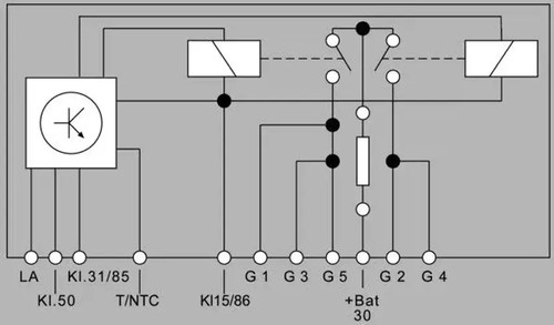 Glow plug controller