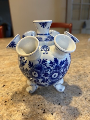 Delft blue white footed - delft,