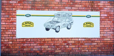 LAND ROVER DISCOVERY CAMEL TROPHY CUTAWAY WORK SHOP BANNER