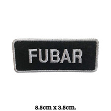 FUBAR Quote Biker Art Badge