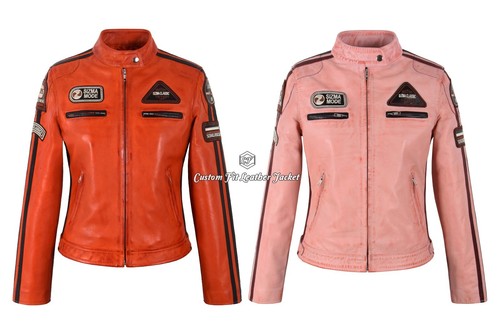 Sizma ladies leather jacket - ladies,