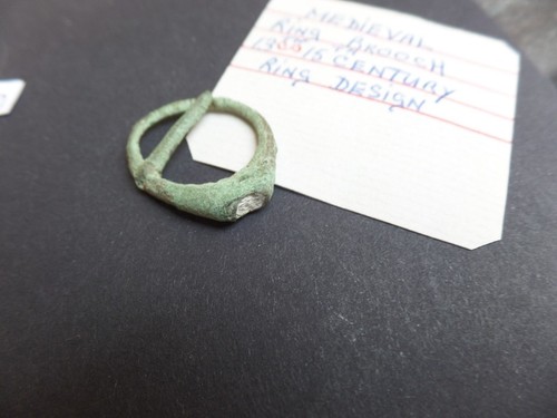 Medieval ring brooch 13th - medieval,