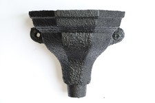 Vintage cast iron drain - iron, rain