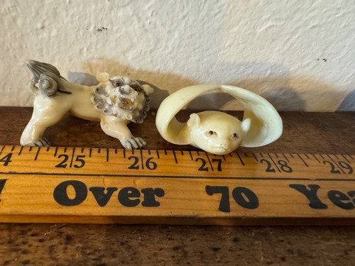 Signed hand carved - hand, netsuke