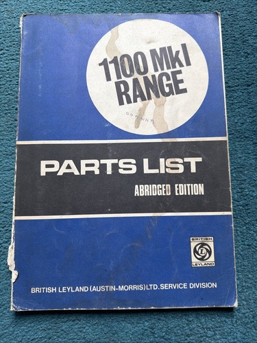 Austin morris 1100 mki - morris, range