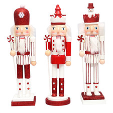 3 Candy Cane Nutcrackers