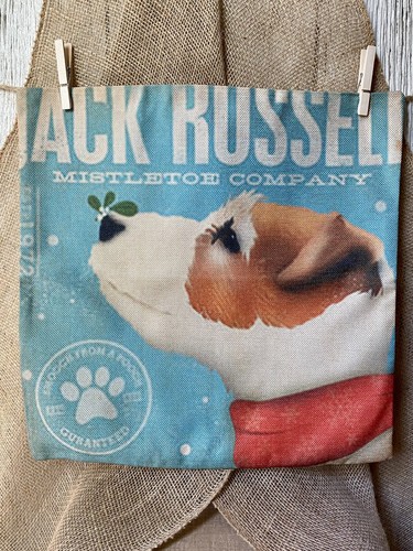 Jack russell terrier pillow - russell,