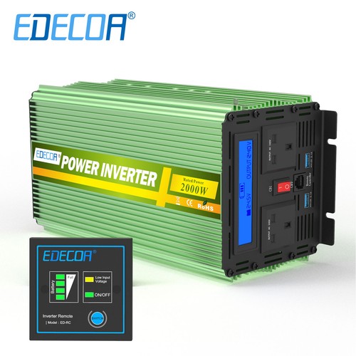 Edecoa power inverter 24v - power,