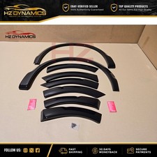 FOR VW TRANSPORTER T6 2015-2019 WHEEL ARCH TRIMS GLOSS BLACK SWB & LWB UK STOCK