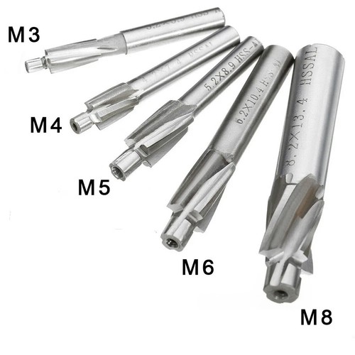 Pilot counter bore end mill - bore,