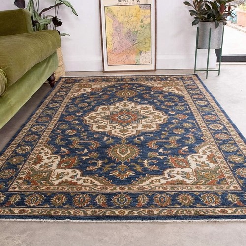 Thick fluffy duck egg blue - duck, rug