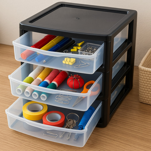 Drawer plastic storage tower - drawer,