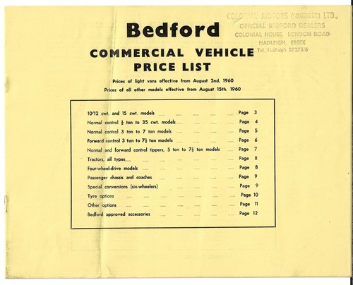 Bedford van truck bus - van,