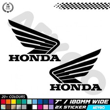 2x HONDA WINGS Vinyl Decal Stickers Bike Motorbike Motorcycle Sticker Mod
