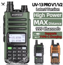 Baofeng UV-13 Pro V2 U/VHF Dual Band, Two Way Radio, Walkie Talkie, Radio