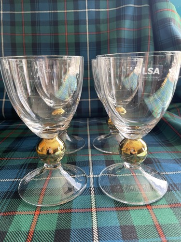 Lsa wine goblets with - 4s, a