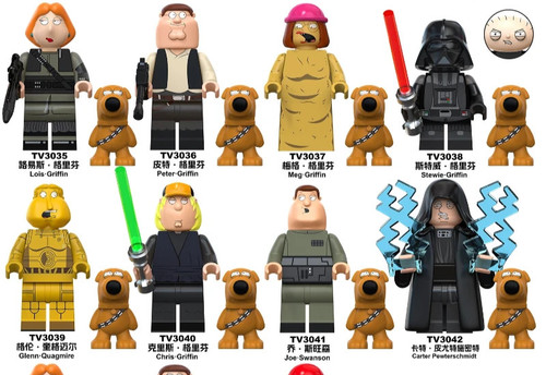 Custom lego family - lego, peter