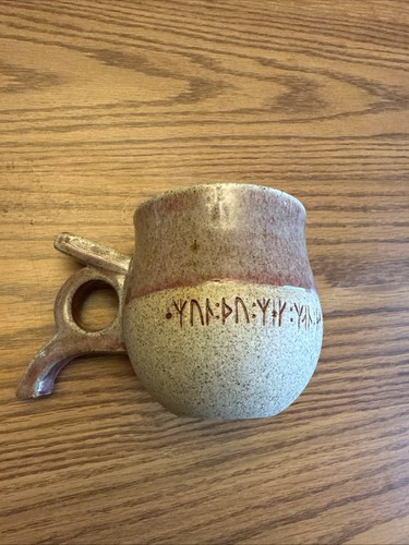 Studio pottery stoneware mug - studio,