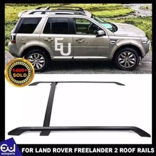 FOR LAND ROVER FREELANDER 2 L359 ROOF RAILS CROSS BAR RACK BLACK OEM STYLE 06-14