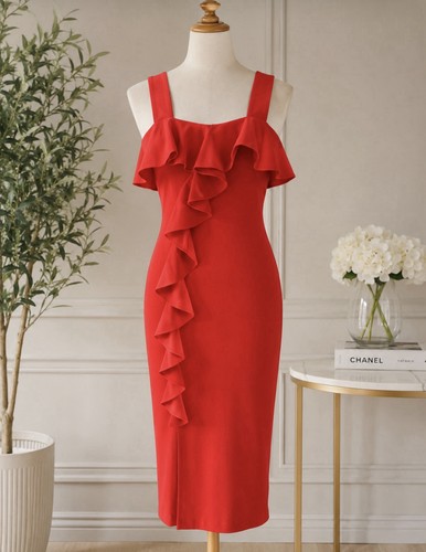 Stunning red lipsy dress - stunning,