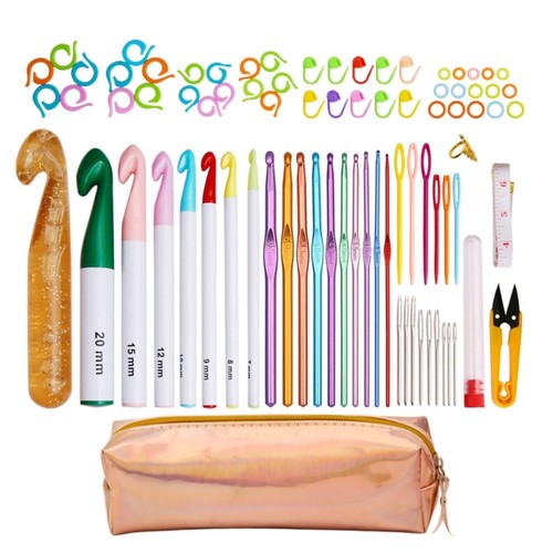 83pcs ergonomic crochet hooks - ergonomic,