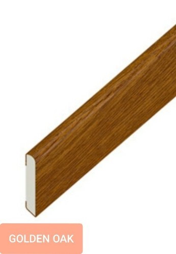 65mm golden oak upvc - x,