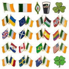 Ireland Irish National Metal Enamel Pin Badge Lapels Friendship