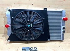 Aluminium radiator large + fan