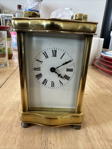 Antique brass cased - brass-cased, carriage