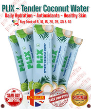 PLIX TENDER COCONUT WATER POWDER - Electrolytes Antioxidants Hydration UK SELLER