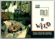 Postcard Riding Rapids Dollywood's Smokey Mtn. Rampage Pigeon Hole Tennessee K-9