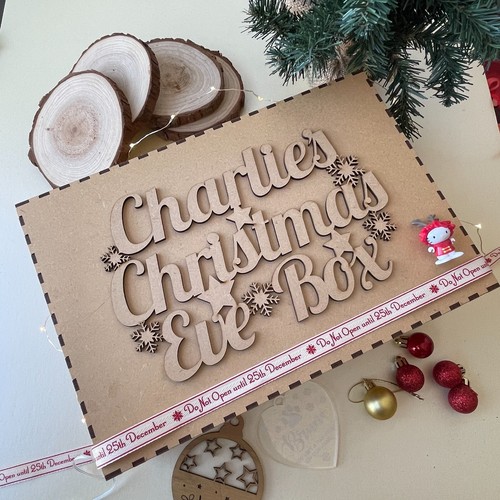 Personalised wooden christmas - wooden,